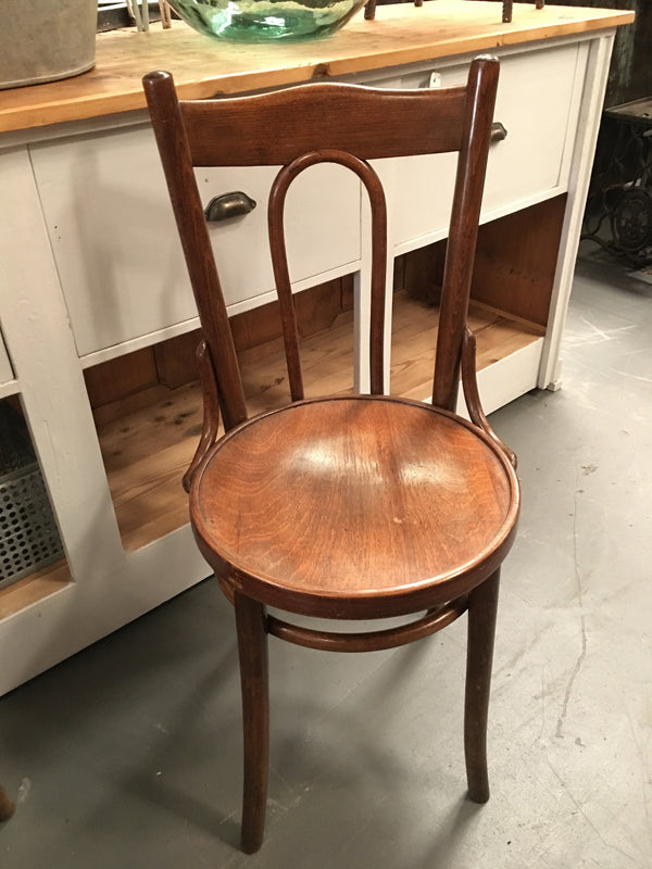 Vintage Czech Thonet Chairs x 4  # 3086