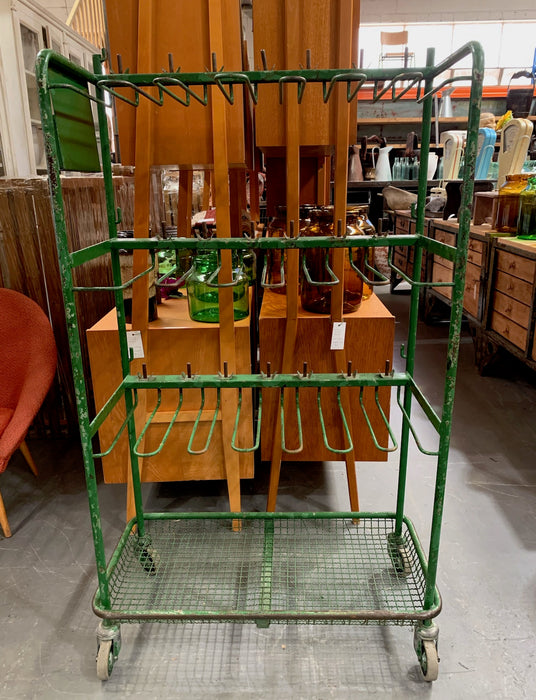 Vintage  Metal Shoe Rack #4418