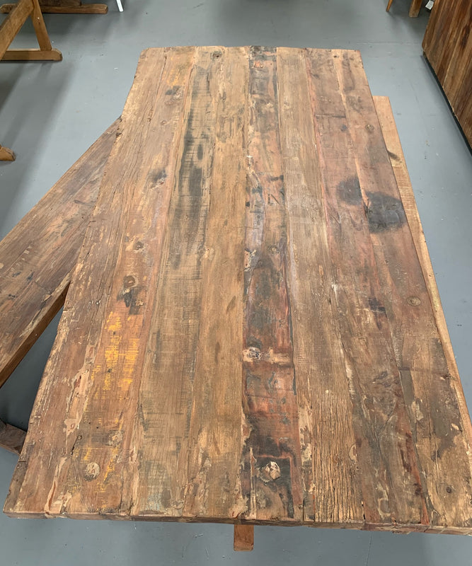 Vintage Wooden Kitchen Table  #4431 Byron