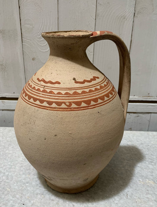 Vintage Hungarian Gypsy Terracotta Jug #4698